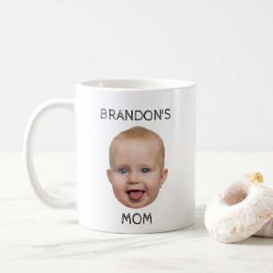 MOM'S MUG WITH BABY'S HEAD PHOTO
