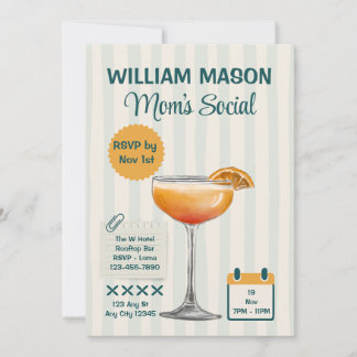 Moms Night Out School Social Invitation