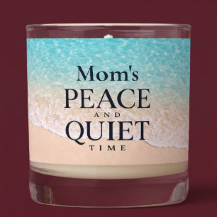 Mom's Peace And Quiet Time Relaxing Scented Candle