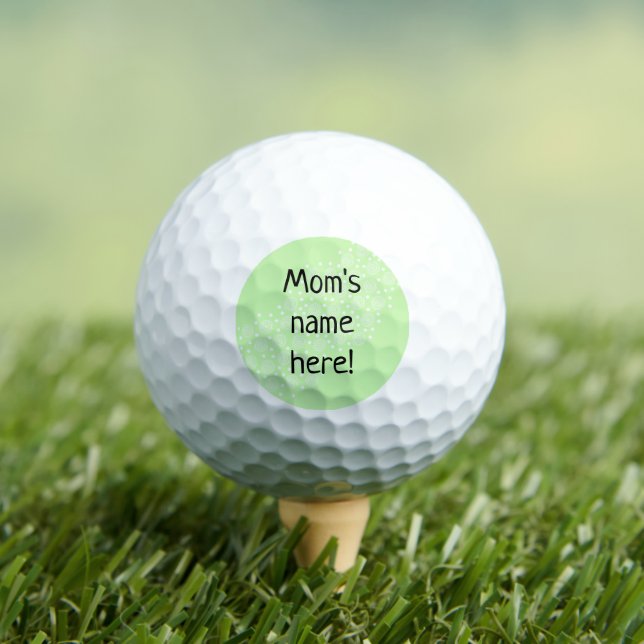 Mom's Personalized Golf Balls (Insitu Tee)
