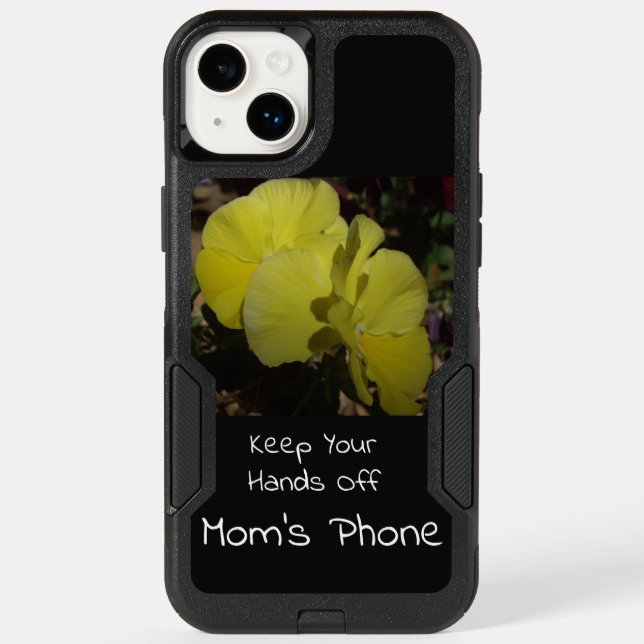Mom's Phone Keep Your Hands Off OtterBox iPhone Ca (Back)