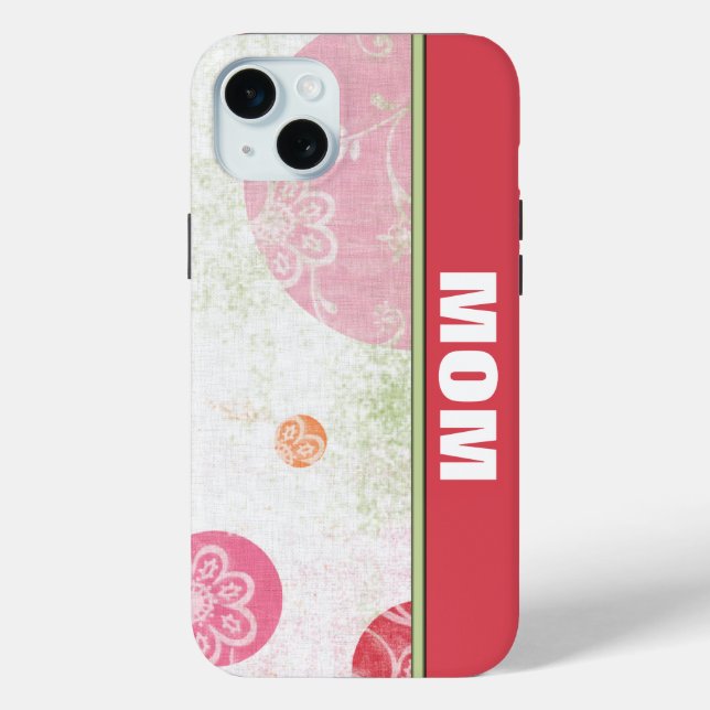Mom's Polka Dot Phone Case (Back)