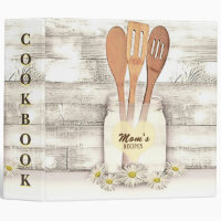 Moms Recipes Cookbook 3 Ring Binder