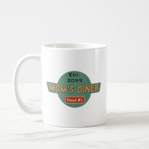 Moms Retro Diner Drinkware Coffee Mug