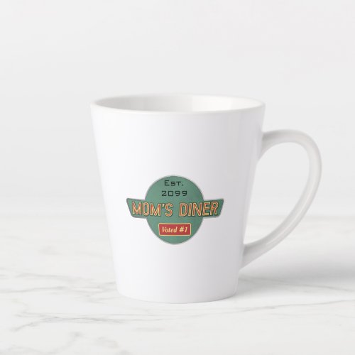 Moms Retro Diner Latte Mug