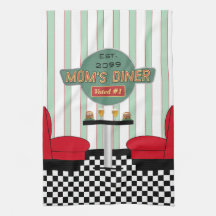 Mom's Retro Diner with Burgers & Beer