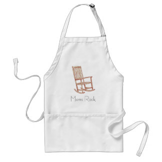Moms Rock Adult Apron