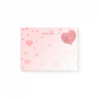 Mom's Signature Heart Post-it Notes