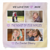 Mom's Spirit - Pastel 4 Photo Tribute