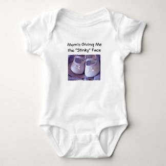 Mom's Stinky Baby Onsie Baby's Shoes Onsies Humor Bodysuit