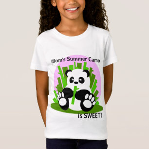 Mom's Summer Camp Panda T-Shirt