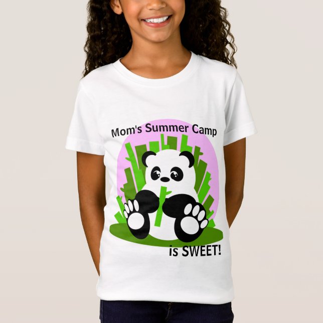 Mom's Summer Camp Panda T-Shirt (Front)