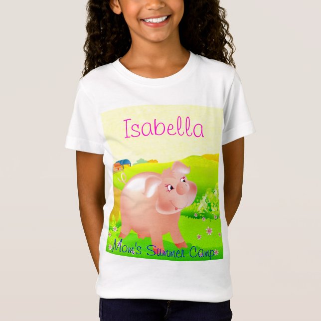 Mom's Summer Camp Piggy T-Shirt (Front)