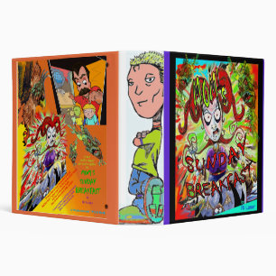 Mom's Sunday Breakfast BINDER with book cover art