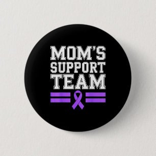 Mom's support team family lupus awareness sle button