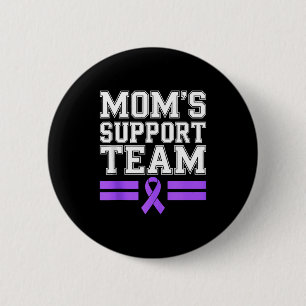 Mom's support team family lupus awareness sle button