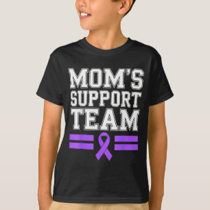 Mom's support team family lupus awareness sle T-Shirt