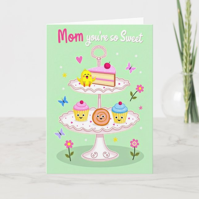 Moms Sweet Treat Celebration Card (Front)