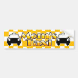Mom's Taxi Bumper Sticker Car Auto Decal