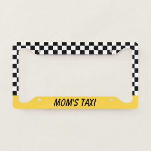 Mom's Taxi Car Auto License Plate Frame Gift