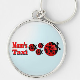 Mom's Taxi Keychain
