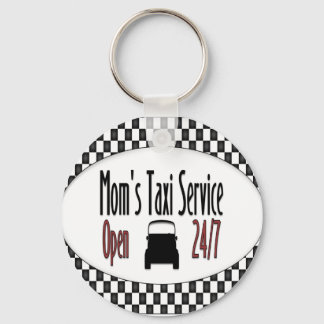 Mom's Taxi Service Keychain