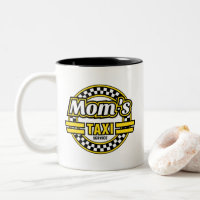 Mom's Taxi Service Logo Coffee Mug