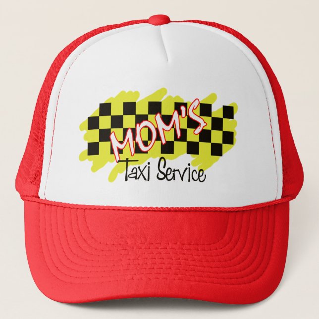 mom's taxi service trucker hat (Front)