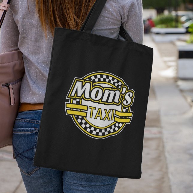 Mom's Taxi Sign Tote Bag (Creator Uploaded)