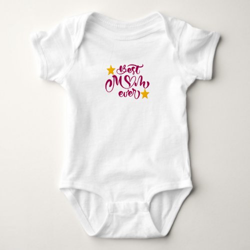   Moms the Word The Best Mom Ever baby suite Baby Bodysuit
