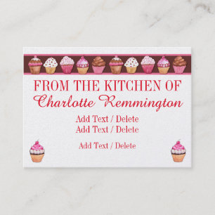 Mom's Treats / Cupcake / Bakery Business Calling Card