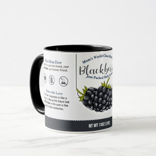 Moms World Class Blackberry Love Jam Mug