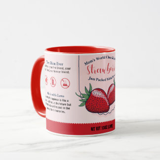 Mom's World Class Strawberry Love Jam Mug