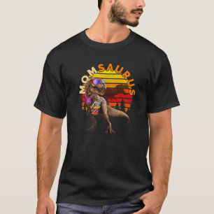 MOMSAURUS Jurassic T Rex Mom Beach Vintage World D T-Shirt