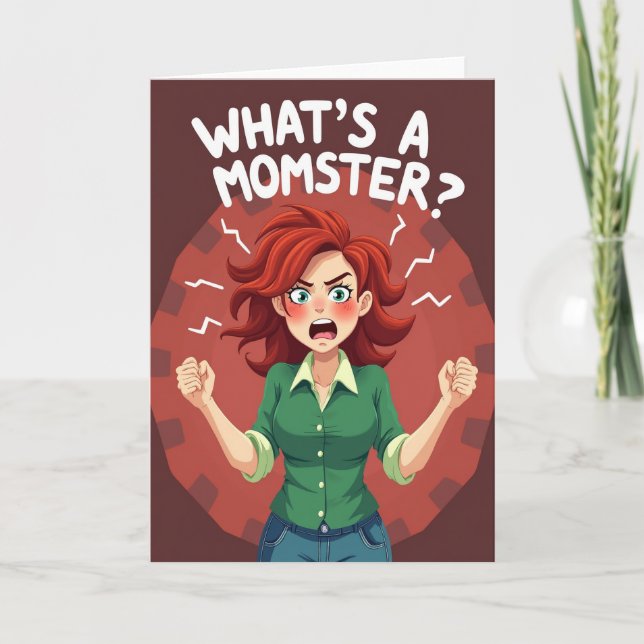 Momster Animated Illustration Card (Front)