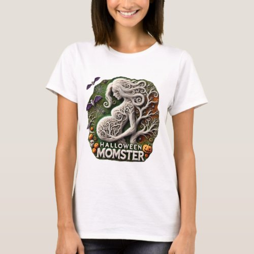 Momster Baby Announcement _ Halloween Themed  T_Shirt