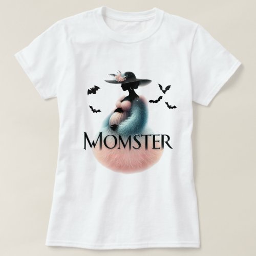 Momster Baby Announcement _ Halloween Themed T_Shirt