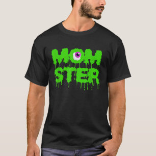 Momster Cute Womans Mom Halloween T-Shirt