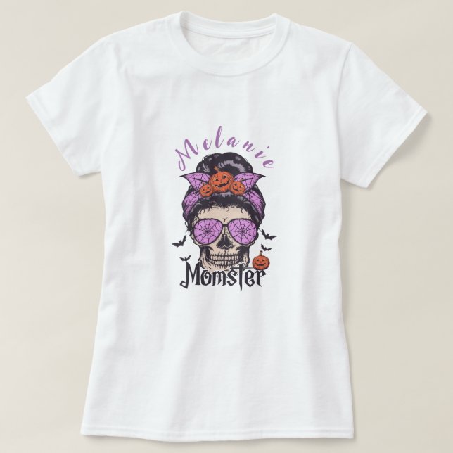 Momster Halloween Gift for Mom T-Shirt (Design Front)