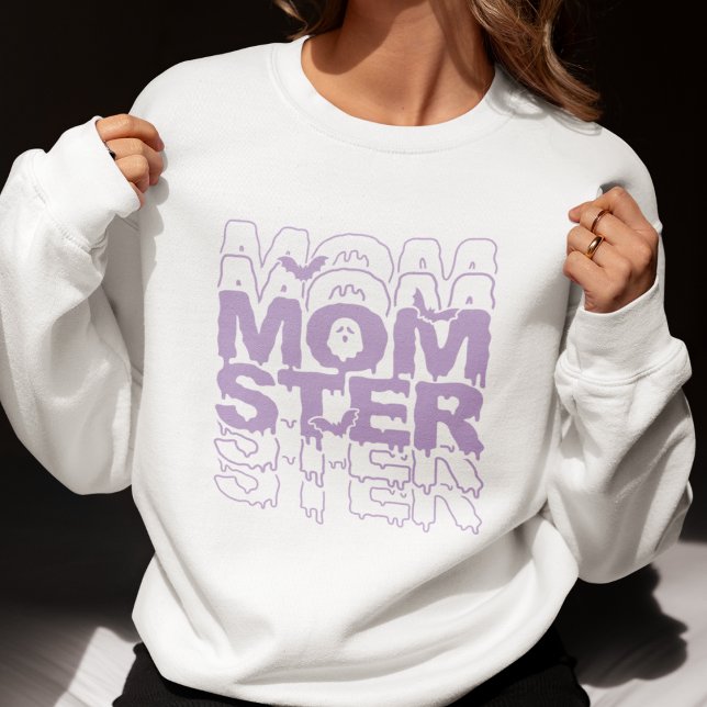 Momster Halloween Mom Funny Fall Sweatshirt (Creator Uploaded)