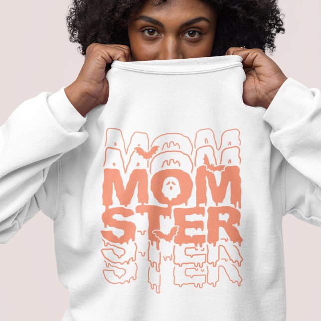 Momster Halloween Mom Funny Fall Sweatshirt (Creator Uploaded)