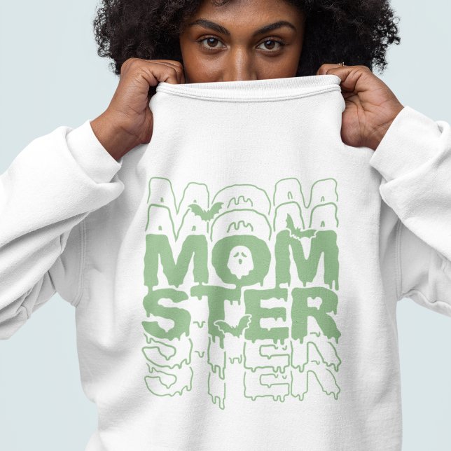 Momster Halloween Mom Funny Fall Sweatshirt (Creator Uploaded)