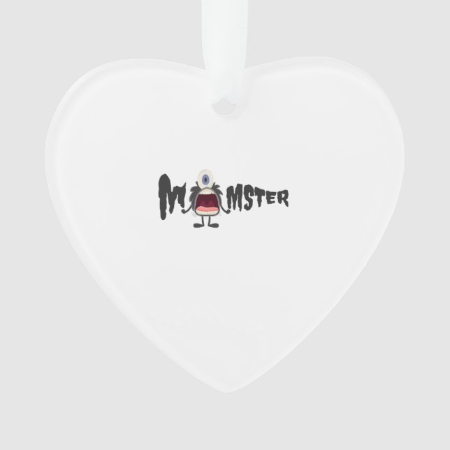 Momster Halloween Ornament (Front)