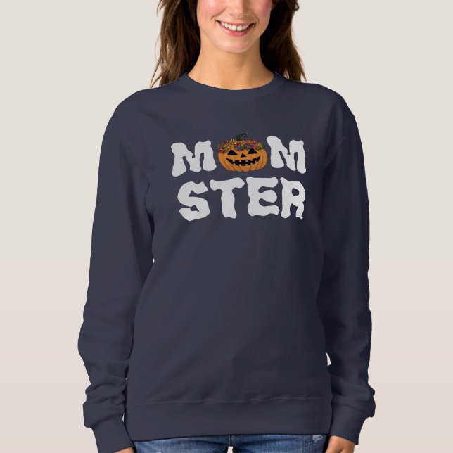 Momster Mom Halloween Sweatshirt (Front)