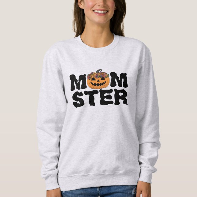 Momster Mom Halloween Sweatshirt  (Front)