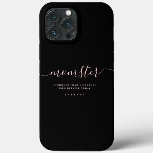 MOMSTER MOM LIFE STRONGER THAN YESTERDAY iPhone 13 PRO MAX CASE