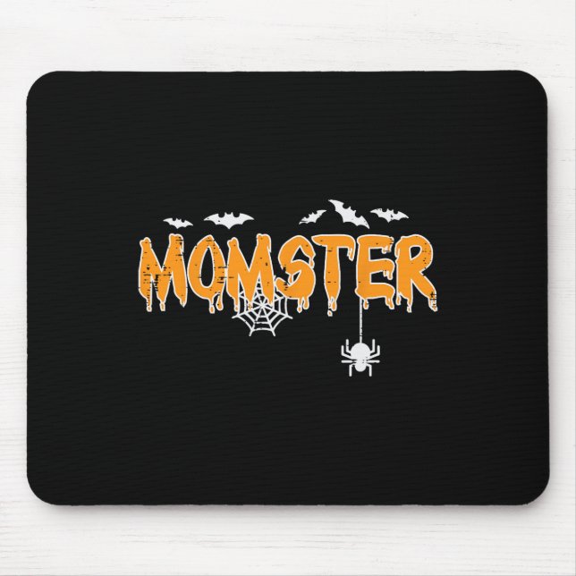 Momster Mom Mommy Matching Family Halloween Costum Mouse Pad (Front)