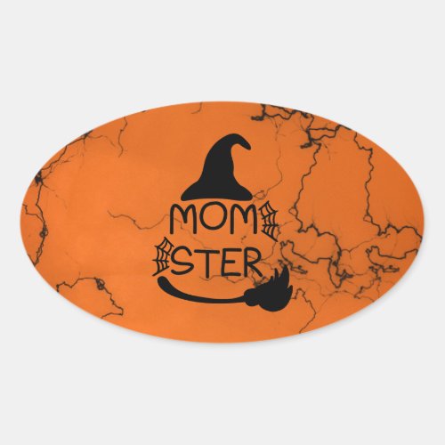 Momster Oval Sticker