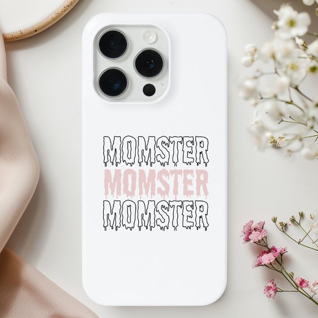 Momster Pink Halloween Cute And Spooky Case-Mate iPhone Case (Creator Uploaded)