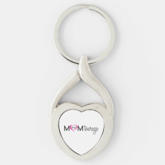 Momtourage Heart Keychain